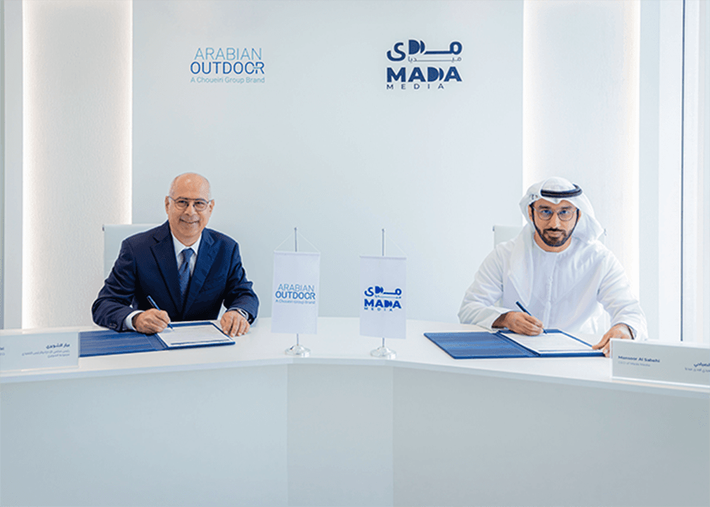 «مدى ميديا» تُعزز حضورها في دبي بإرساء عطاء استراتيجي على «أرابيان آوتدور»